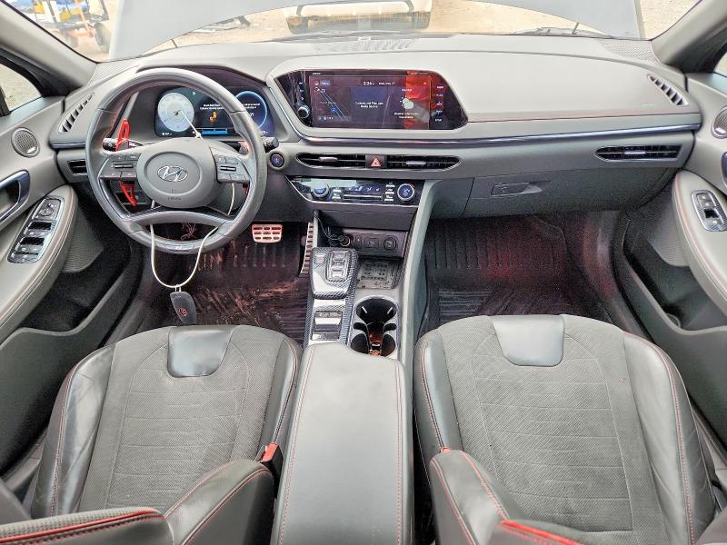 2021 Hyundai Sonata VIN 5NPEK4JC1MH127526 COPART salvage auction — REAR END, Tx - Salvage Vehicle Title, sold $5,600 on 2026-07-22 (photo 8)