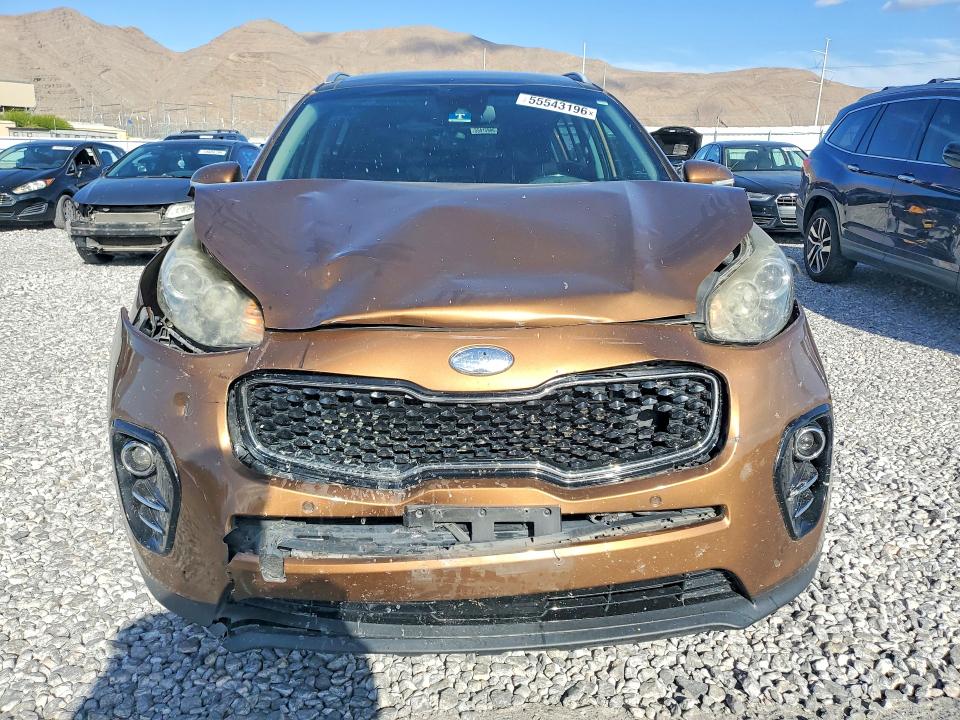 2017 Kia VIN KNDPN3AC6H7211376 COPART salvage auction — FRONT END, Nv - Salvage Title, sold $1,100 on 2026-07-27 (photo 5)
