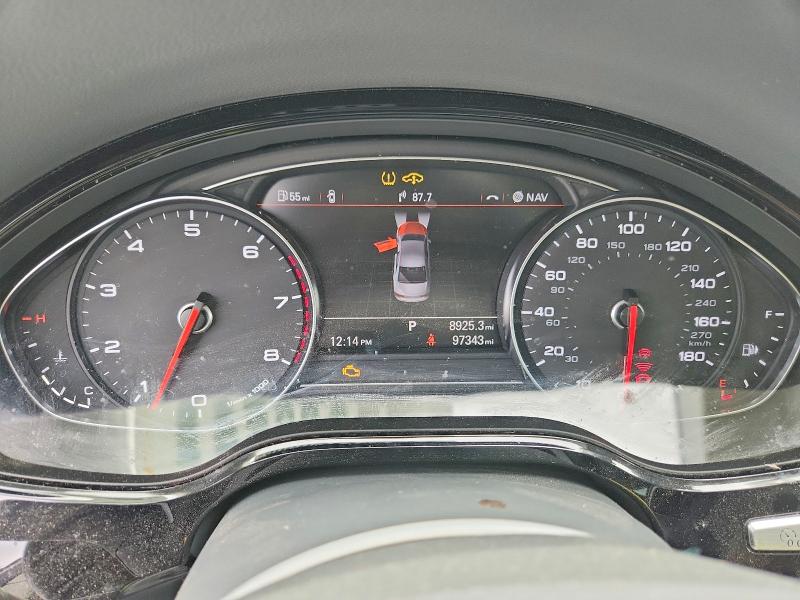 2014 Audi A8 VIN WAURGAFD5EN002384 COPART salvage auction — FRONT END, Ga - Cert Of Title-Salvage, sold $1,950 on 2026-07-16 (photo 9)