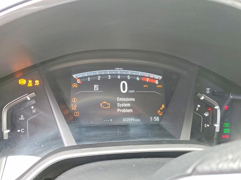 2022 Honda Cr-v VIN 7FARW2H50NE041887 COPART salvage auction — VANDALISM, Ny - Mv-907A Salvage Certificate, sold $17,700 on 2026-07-27 (photo 9)