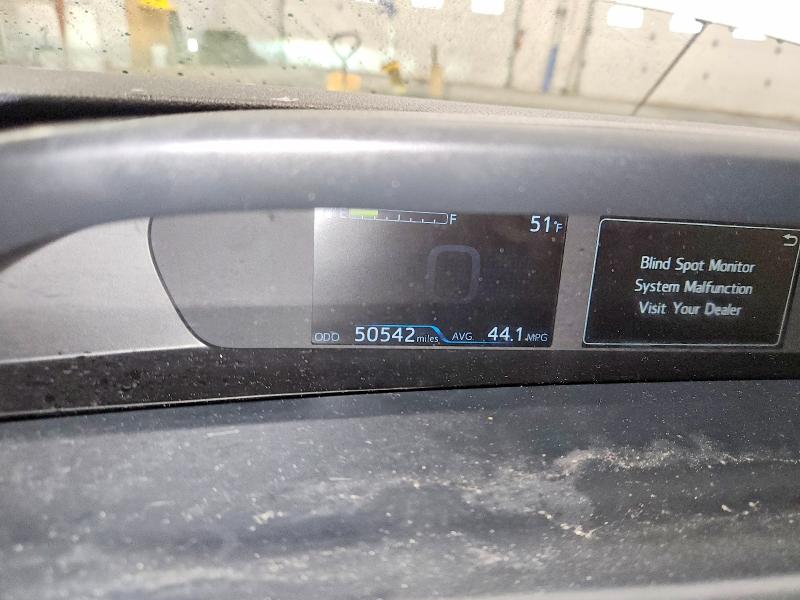 2021 Toyota Prius VIN JTDL9MFUXM3027201 COPART salvage auction — ROLLOVER, VT - CERT OF TITLE-SALVAGE VEHICLE, sold $5,200 on 2026-07-20 (photo 9)