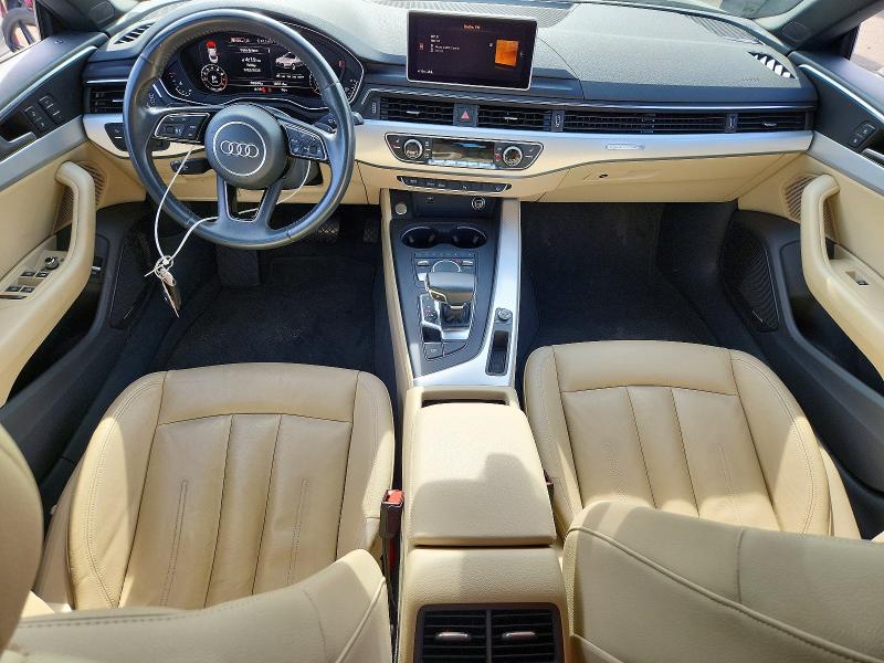 2018 Audi A5 VIN WAUBNCF51JA062000 COPART salvage auction — FRONT END, Ny - Mv-907A Salvage Certificate, sold $8,100 on 2026-07-06 (photo 8)