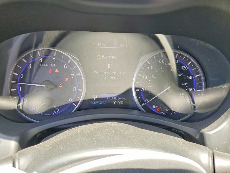 2017 Infiniti VIN JN1EV7EL0HM551989 COPART salvage auction — FRONT END, Ca - Salvage Certificate, sold $2,900 on 2026-07-06 (photo 9)