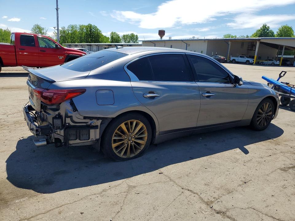 2021 Infiniti VIN JN1EV7BP9MM705116 COPART salvage auction — REAR END, Salvage Title, sold $450 on 2026-07-28 (photo 3)
