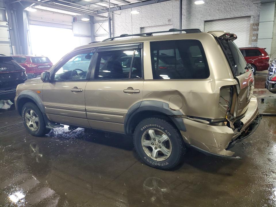 2007 Honda Pilot VIN 2HKYF187X7H522849 COPART salvage auction — REAR END, Mn - Cert Of Title-Prior Salvage, sold $625 on 2026-07-09 (photo 2)