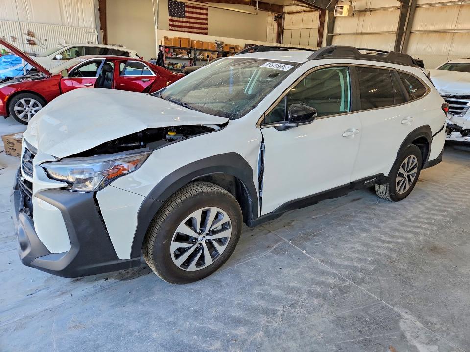 2025 Subaru Outback VIN 4S4BTADC6S3313948 COPART salvage auction — REAR END, Ia - Cert Of Title-Salvage Title, sold $4,400 on 2026-09-12 (photo 1)
