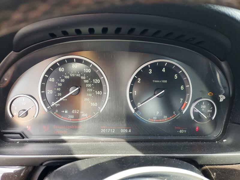 2015 BMW 5er VIN WBA5B3C55FD546929 COPART salvage auction — FRONT END, Nj - Cert Of Title-Salvage, sold $375 on 2026-07-31 (photo 9)