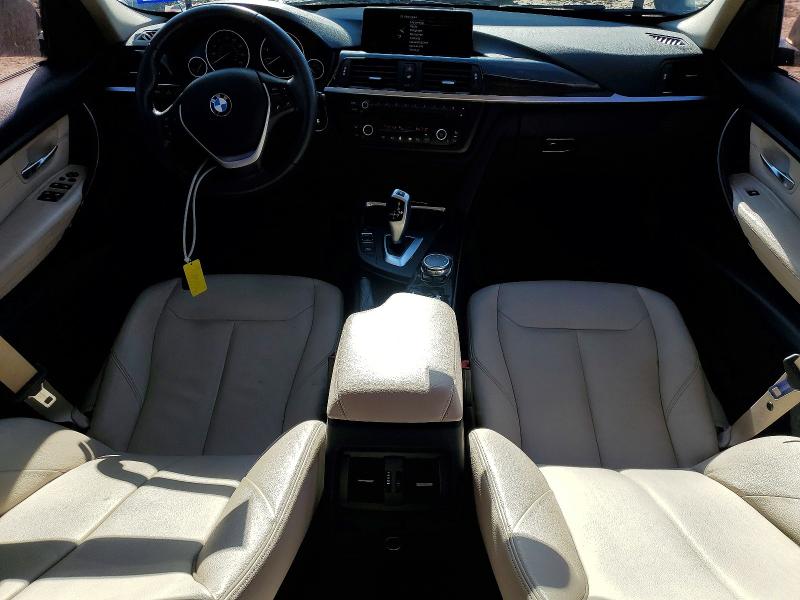 2015 BMW 3er VIN WBA3A5C50FP605292 COPART salvage auction — WATER/FLOOD, Tx - Salvage Title-Flood Damage, sold $800 on 2026-07-17 (photo 8)