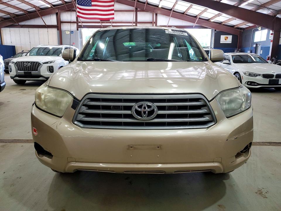 2009 Toyota Highlander VIN JTEES41A892135934 COPART salvage auction — SIDE, Vt - Cert Of Title-Parts Only Salva, sold $3,500 on 2026-07-26 (photo 5)