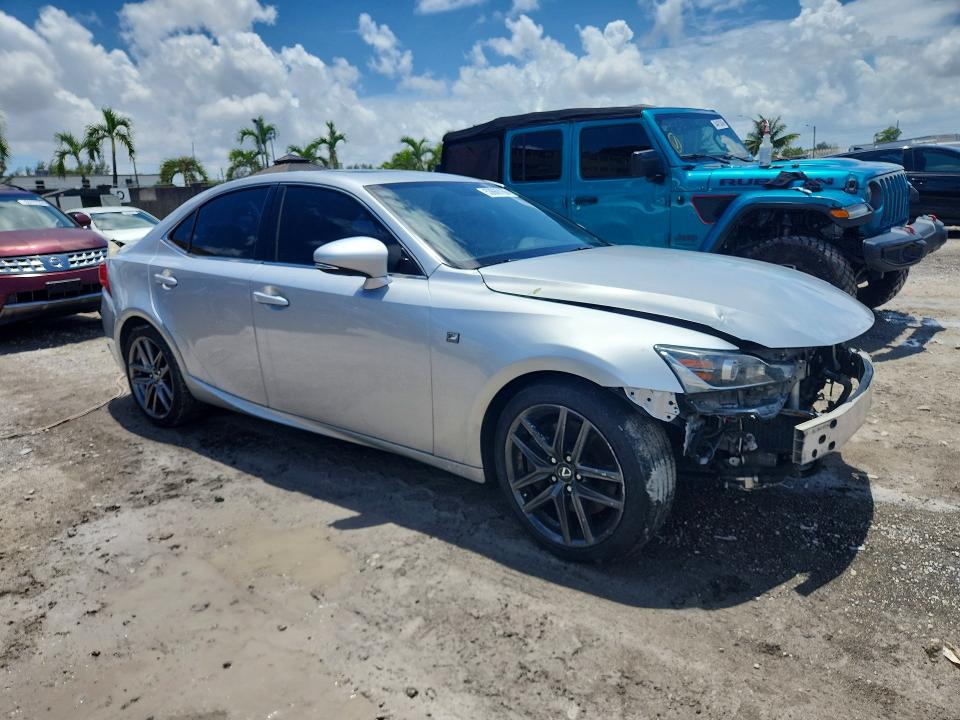 2016 Lexus Is VIN JTHBA1D29G5007824 COPART salvage auction — FRONT END, Salvage Title, sold $1,300 on 2026-07-22 (photo 4)
