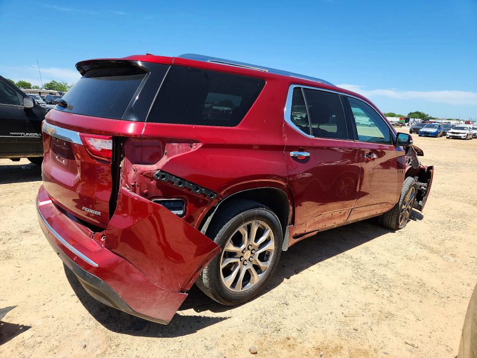 2019 Chevrolet Traverse VIN 1GNERKKW4KJ290532 COPART salvage auction — FRONT END, Tx - Salvage Vehicle Title, sold $4,100 on 2026-07-09 (photo 3)