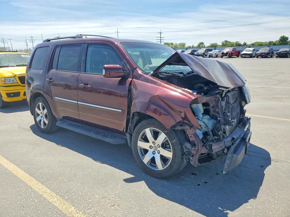 2015 Honda Pilot VIN 5FNYF4H94FB052351 COPART salvage auction — FRONT END, ID - SALVAGE CERTIFICATE OF TITLE, sold $1,400 on 2026-07-09 (photo 4)