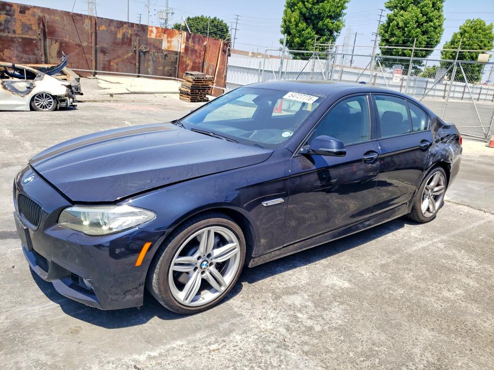 2015 BMW 5er VIN WBA5B3C5XFD546800 COPART salvage auction — REAR END, Ca - Salvage Certificate, sold $3,500 on 2026-07-10 (photo 1)