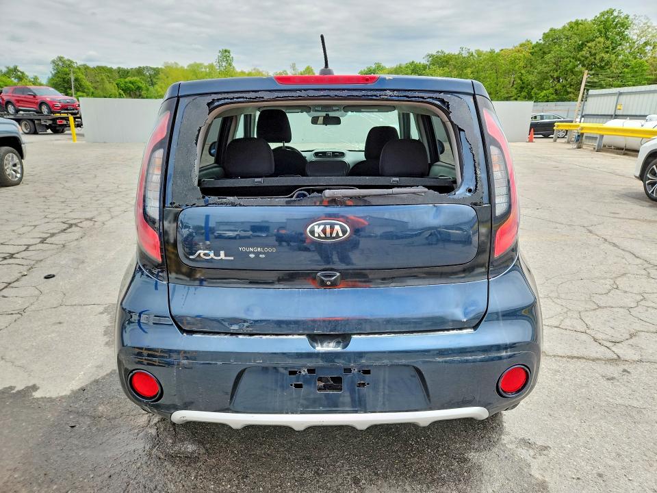 2017 Kia Soul VIN KNDJP3A51H7477261 COPART salvage auction — HAIL, Mo - Salvage Certificate Of Title, sold $1,100 on 2026-07-27 (photo 6)