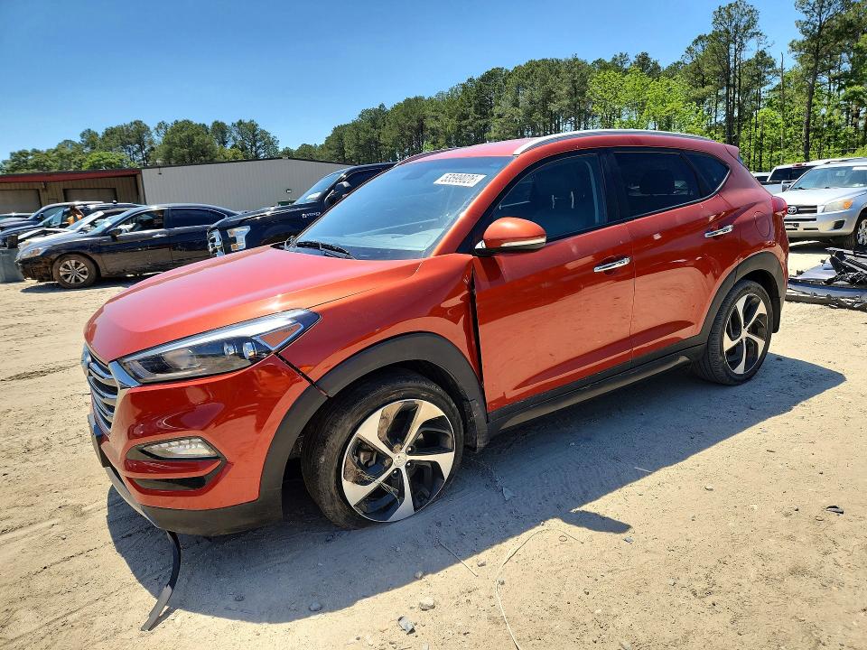 2016 Hyundai VIN KM8J33A26GU141540 COPART salvage auction — FRONT END, Md - Cert Of Salvage > 75% Damage, sold $2,800 on 2026-07-14 (photo 1)