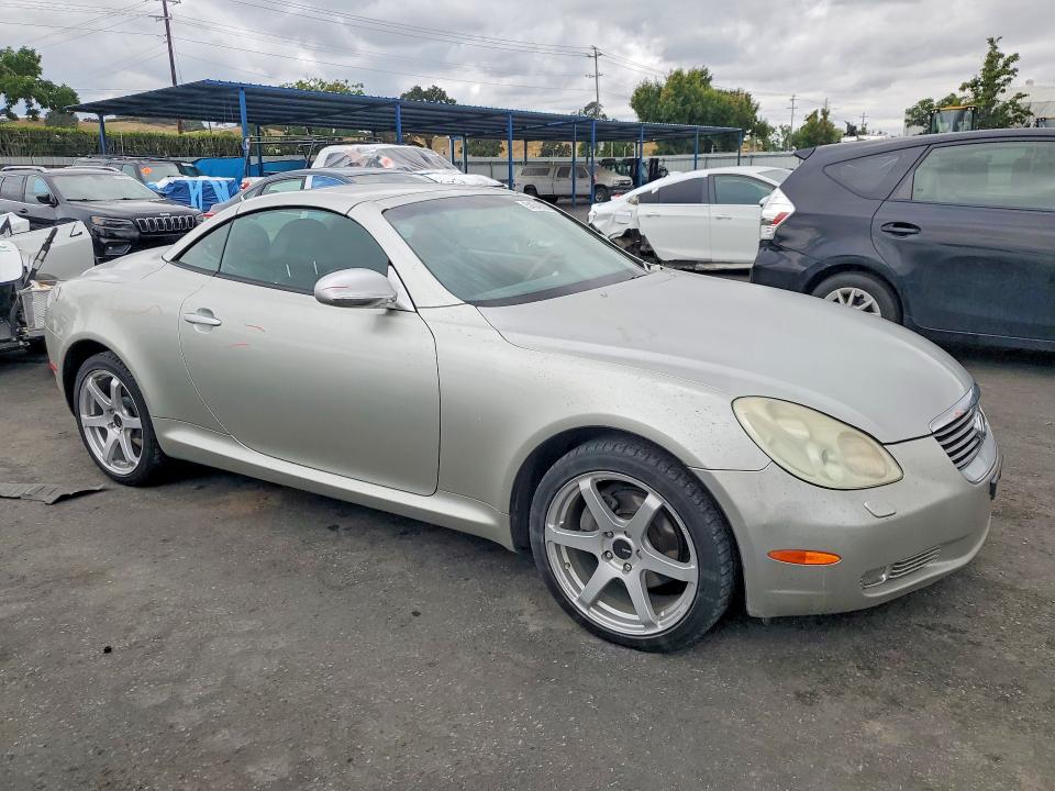 2002 Lexus Sc VIN JTHFN48Y120029795 COPART salvage auction — FRONT END, Ca - Salvage Certificate, sold $1,200 on 2026-07-07 (photo 4)