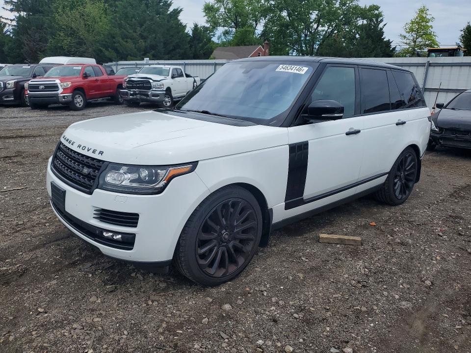 2015 Land rover RANGE ROVER VIN SALGS2TF3FA227103 COPART salvage auction — SIDE, Md - Cert Of Salvage > 75% Damage, sold $250 on 2026-07-20 (photo 1)