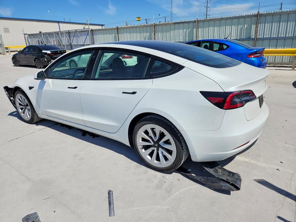 2023 Tesla Model 3 VIN 5YJ3E1EA1PF573202 COPART salvage auction — FRONT END, Tx - Salvage Vehicle Title, sold $9,700 on 2026-07-31 (photo 2)