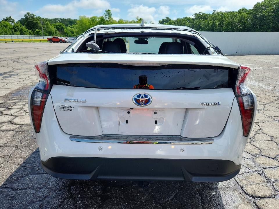 2018 Toyota Prius VIN JTDKARFU5J3063387 COPART salvage auction — HAIL, Mo - Salvage Certificate Of Title, sold $250 on 2026-07-29 (photo 6)