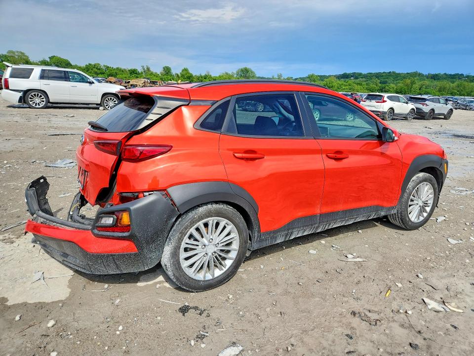 2019 Hyundai Kona VIN KM8K22AA8KU374692 COPART salvage auction — UNDERCARRIAGE, Il - Salvage Certificate, sold $2,650 on 2026-07-15 (photo 3)