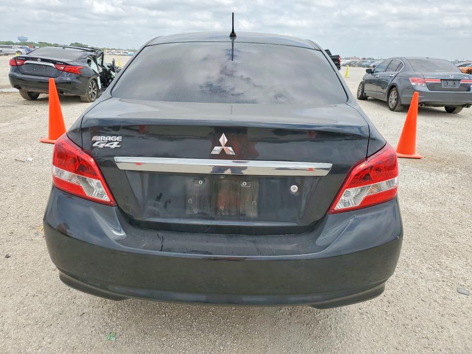 2020 Mitsubishi Mirage VIN ML32F3FJXLHF02454 COPART salvage auction — FRONT END, Tx - Salvage Vehicle Title, sold $2,150 on 2026-07-16 (photo 6)