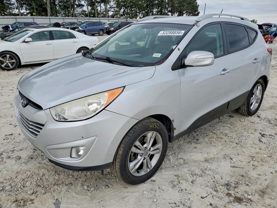 2013 Hyundai Tucson VIN KM8JUCAC3DU754166 COPART salvage auction — VANDALISM, Ga - Cert Of Title-Salvage, sold $2,850 on 2026-07-20 (photo 1)
