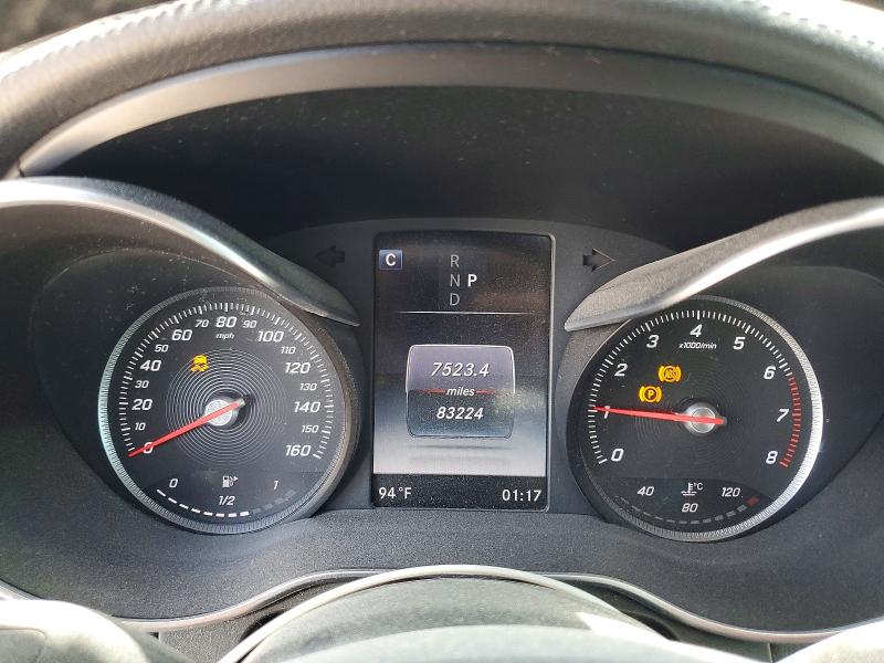 2016 Mercedes-benz Glc VIN WDC0G4JB5GF064149 COPART salvage auction — REAR END, TX - SALVAGE VEHICLE TITLE, sold $4,000 on 2026-07-24 (photo 9)