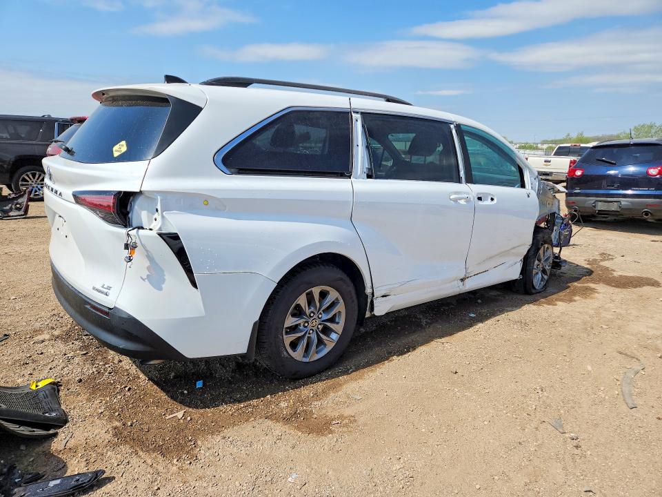 2022 Toyota VIN 5TDKSKFC5NS058559 COPART salvage auction — SIDE, Il - Salvage Certificate, sold $14,800 on 2026-07-07 (photo 3)