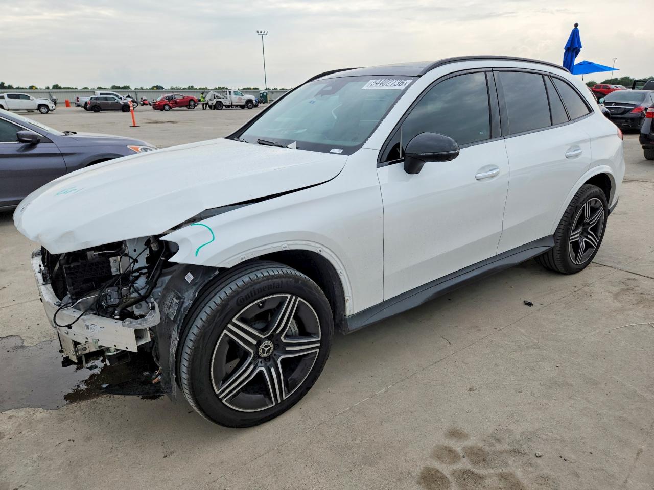 2025 Mercedes-Benz GLC-Class VIN W1NKM4HB0SF291442 COPART salvage auction — Front End, TX - SALVAGE VEHICLE TITLE, sold $24,700 on 2026-07-06 (photo 1)
