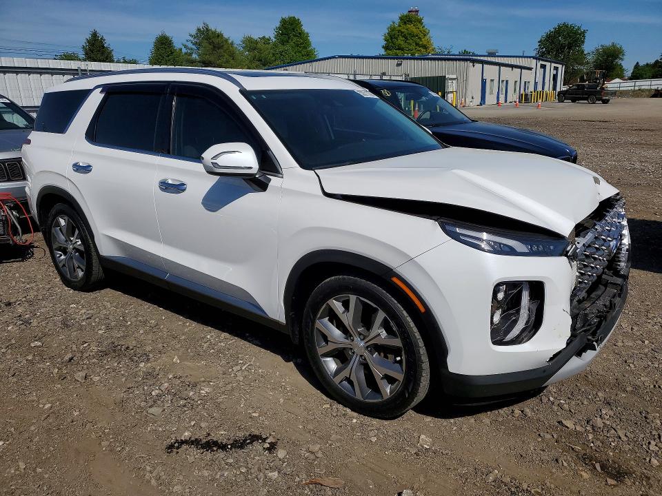 2022 Hyundai Palisade VIN KM8R4DHE9NU344988 COPART salvage auction — FRONT END, MD - CERT OF SALVAGE > 75% DAMAGE, sold $1,750 on 2026-07-27 (photo 4)