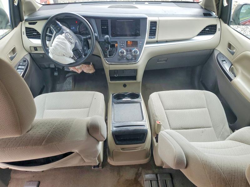 2016 Toyota Sienna VIN 5TDKK3DC0GS709060 COPART salvage auction — FRONT END, Tn - Salvage Certificate, sold $1,250 on 2026-07-28 (photo 8)