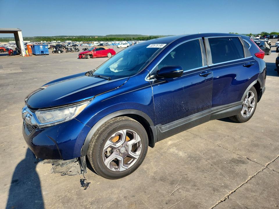 2018 Honda Cr-v VIN 7FARW1H57JE013315 COPART salvage auction — SIDE, Tx - Salvage Vehicle Title, sold $4,600 on 2026-07-20 (photo 1)