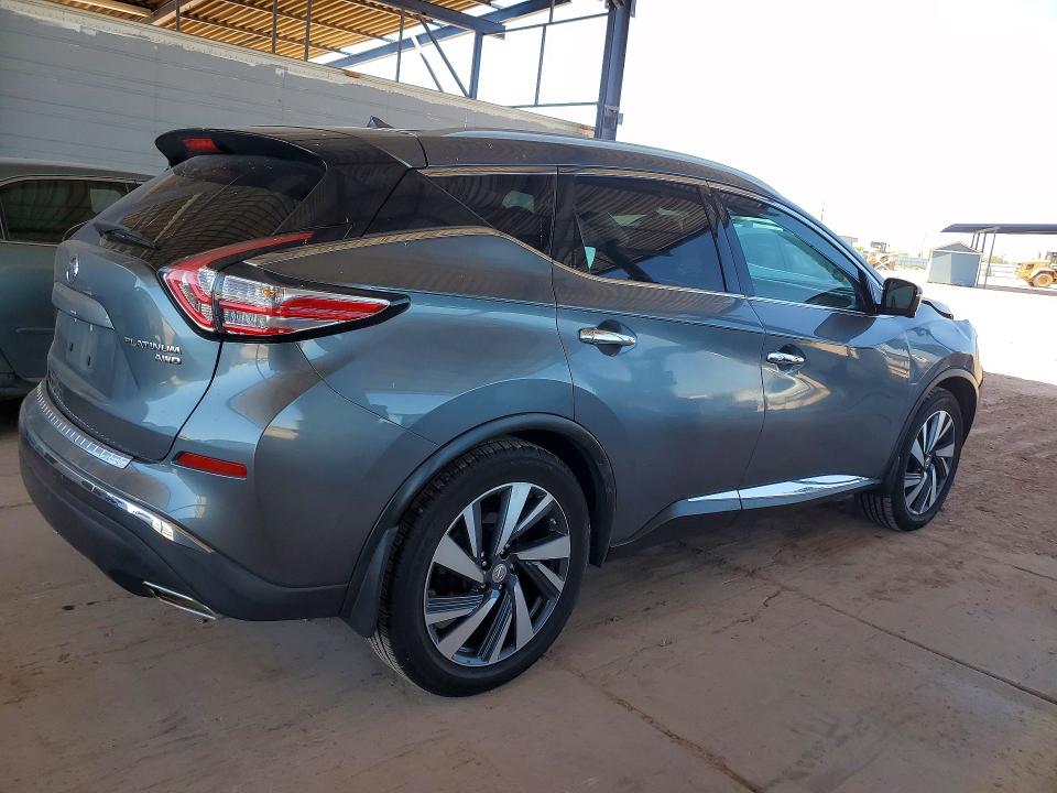 2015 Nissan VIN 5N1AZ2MH0FN256961 COPART salvage auction — FRONT END, Az - Cert Of Title - Salvage, sold $2,650 on 2026-07-02 (photo 3)