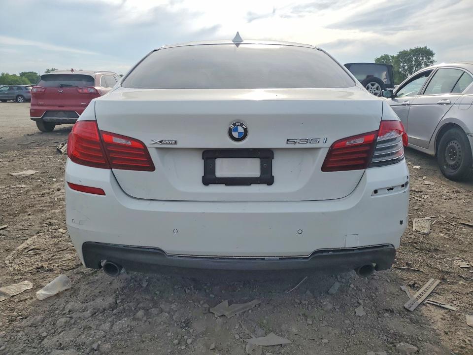 2016 BMW 5 series VIN WBA5B3C51GG253061 COPART salvage auction — FRONT END, IN - CERTIFICATE OF TITLE, sold $3,100 on 2026-07-13 (photo 6)