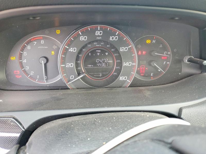 2014 Honda VIN 1HGCR2F54EA271017 COPART salvage auction — FRONT END, Tx - Salvage Vehicle Title, sold $825 on 2026-07-09 (photo 9)