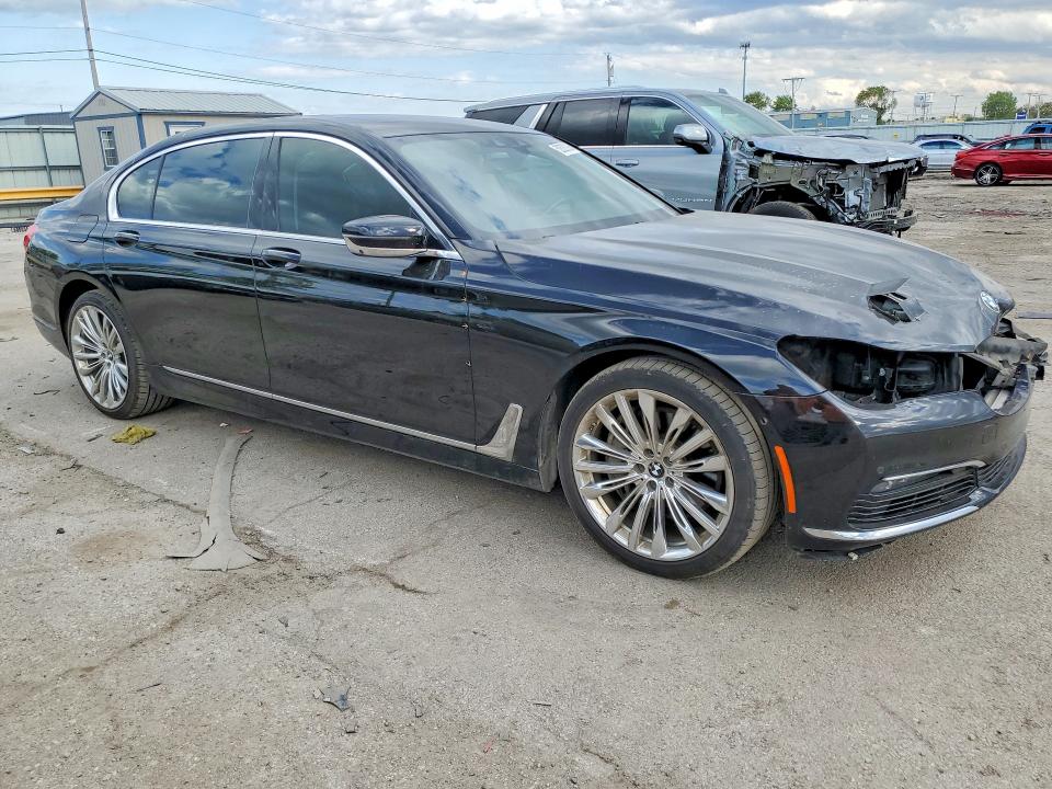 2016 BMW 7 series VIN WBA7F2C52GG416615 COPART salvage auction — FRONT END, IN - CERT OF TITLE-SALVAGE TITLE, sold $3,650 on 2026-07-22 (photo 4)