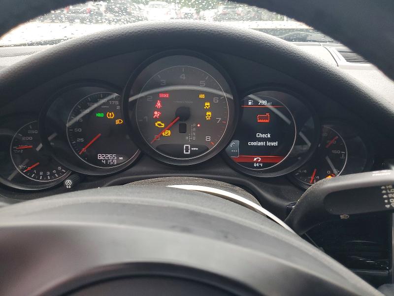 2013 Porsche VIN WP0AB2A70DL061018 COPART salvage auction — FRONT END, Nc - Salvage Certificate Of Title, sold $300 on 2026-07-10 (photo 9)