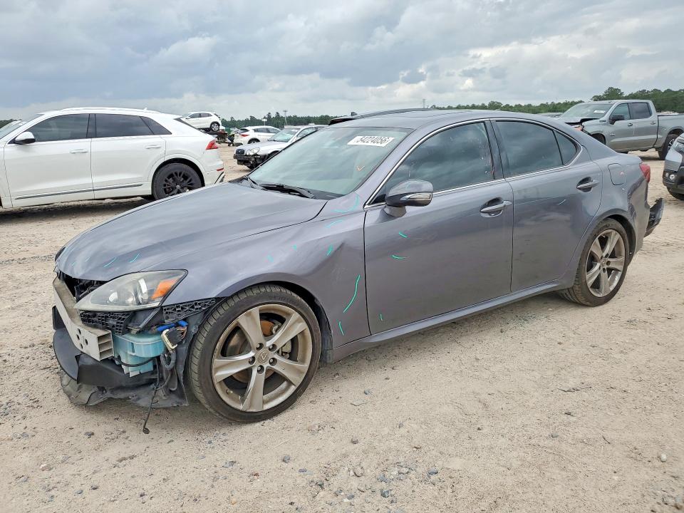 2013 Lexus Is VIN JTHBF5C27D5191554 COPART salvage auction — FRONT END, Tx - Salvage Vehicle Title, sold $3,450 on 2026-07-10 (photo 1)