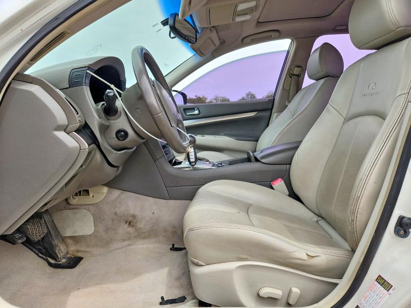 2011 Infiniti G VIN JN1CV6AR4BM412130 COPART salvage auction — FRONT END, Il - Salvage Certificate, sold $1,950 on 2026-07-03 (photo 7)