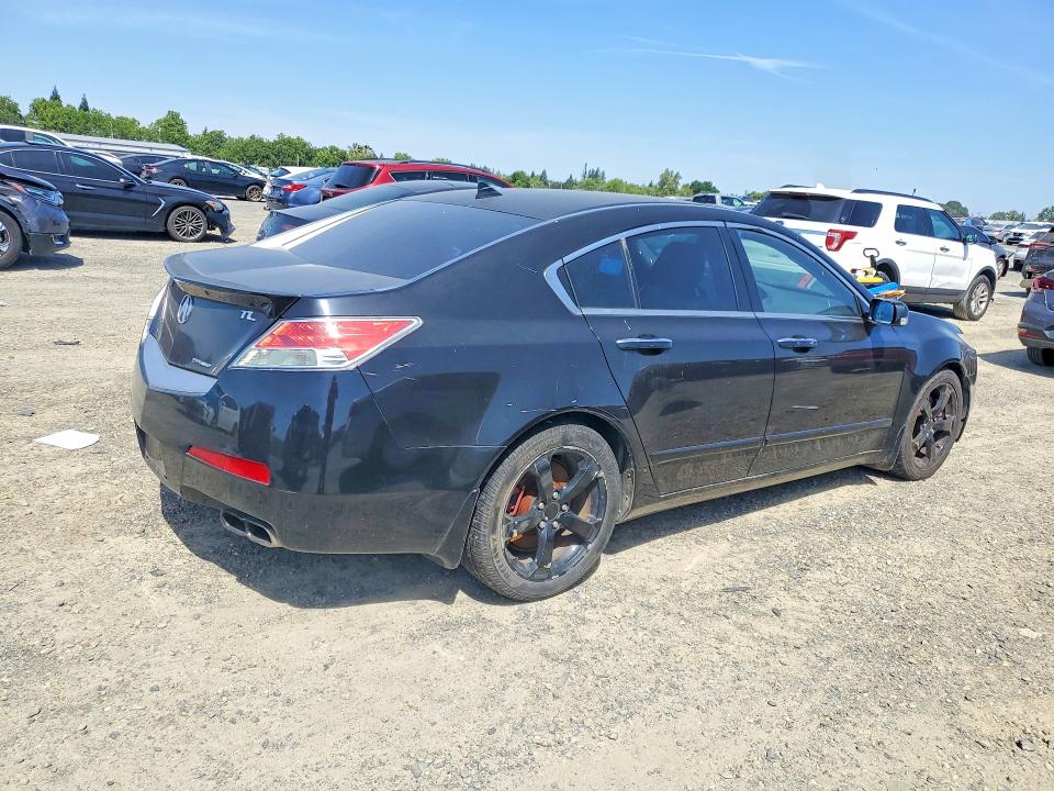 2010 Acura Tl VIN 19UUA9F50AA007758 COPART salvage auction — FRONT END, Ca - Dis/Dlr/Exp Only Clean Title (P), sold $500 on 2026-07-21 (photo 3)