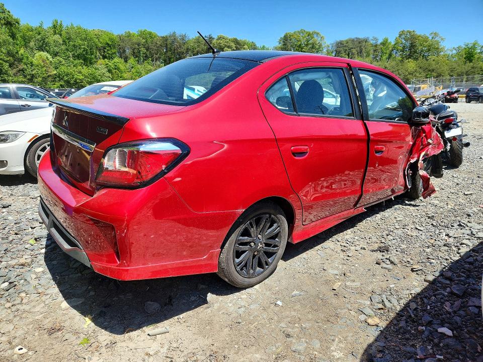 2024 Mitsubishi VIN ML32FUFJXRHF17423 COPART salvage auction — FRONT END, Md - Cert Of Salvage > 75% Damage, sold $2,550 on 2026-07-28 (photo 3)
