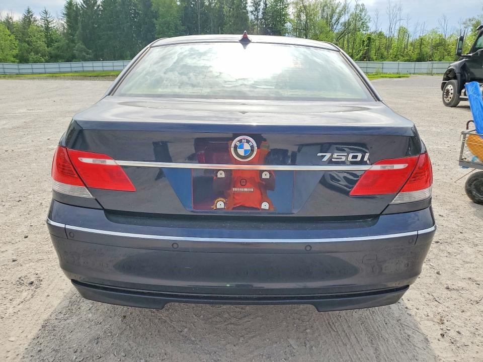 2006 BMW 7 series VIN WBAHL83576DT02058 COPART salvage auction — BIOHAZARD/CHEMICAL, NY - CERTIFICATE OF TITLE (P), sold $450 on 2026-07-06 (photo 6)