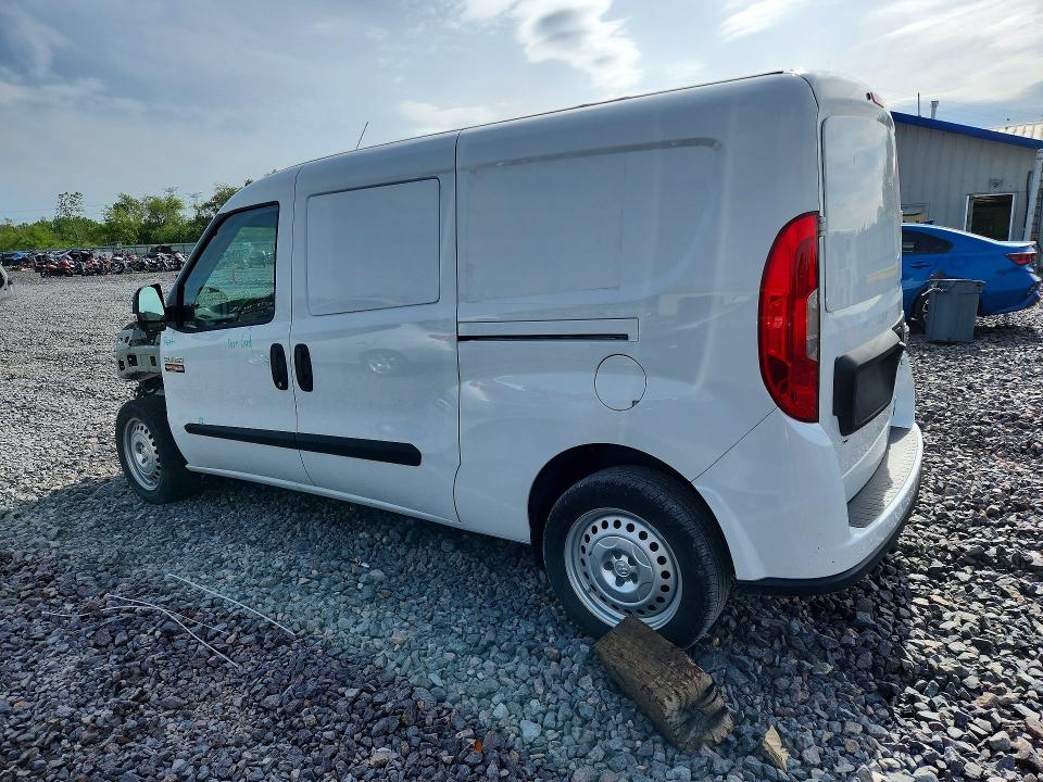 2022 Ram Promaster city VIN ZFBHRFAB2N6Y08742 COPART salvage auction — FRONT END, Il - Salvage Certificate, sold $15 on 2026-07-29 (photo 2)