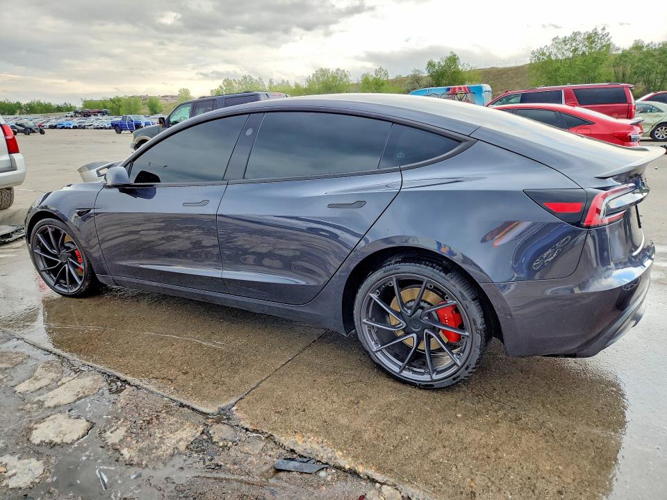 2025 Tesla Model 3 VIN 5YJ3E1ET5SF986279 COPART salvage auction — FRONT END, Co - Salvage Title, sold $20,100 on 2026-07-22 (photo 2)