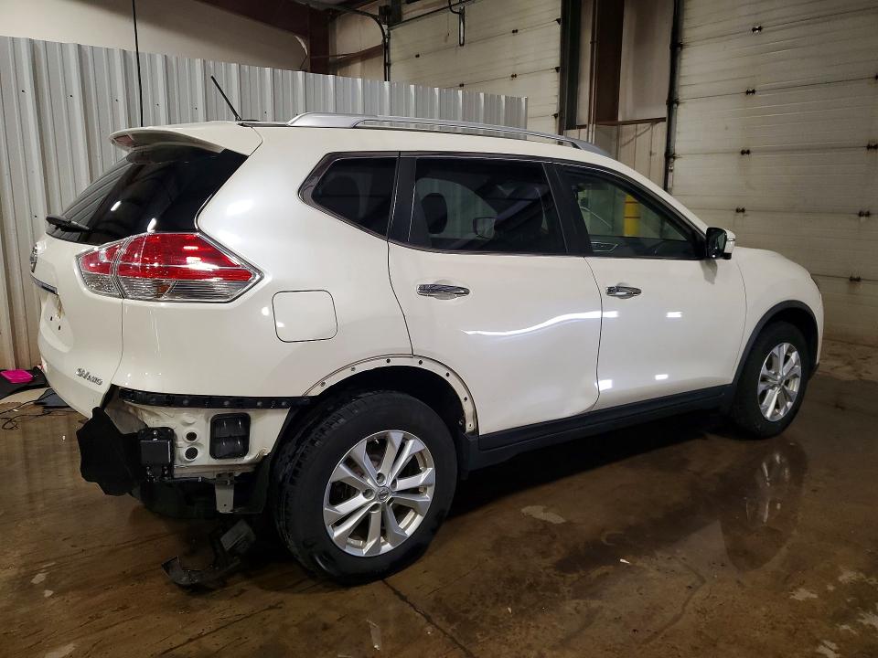 2016 Nissan VIN JN8AT2MV8GW146767 COPART salvage auction — REAR END, De - Salvage Certificate, sold $1,200 on 2026-07-28 (photo 3)