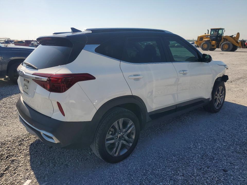 2022 Kia Seltos VIN KNDEU2AA7N7309069 COPART salvage auction — FRONT END, Tx - Salvage Vehicle Title, sold $1,200 on 2026-07-27 (photo 3)