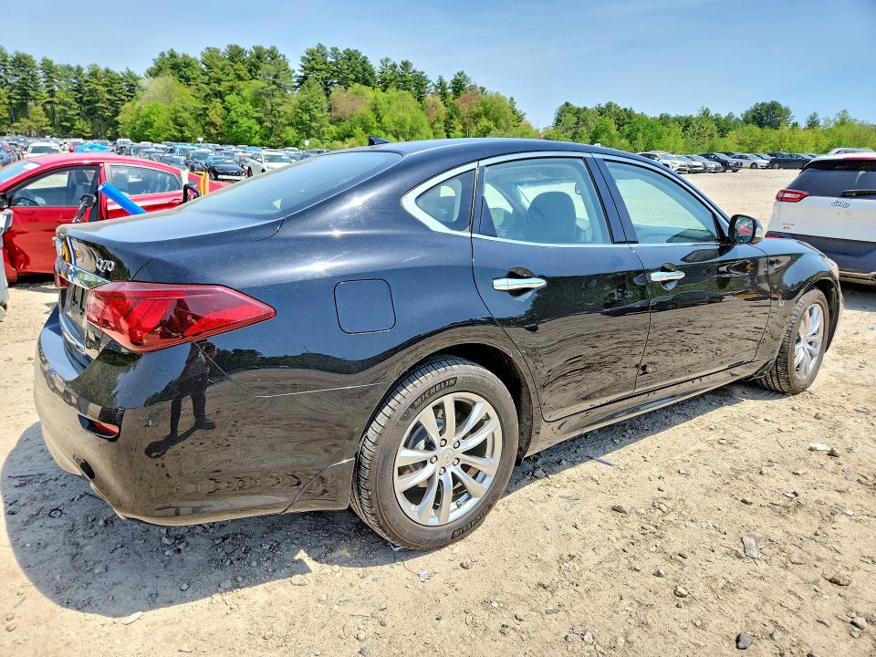 2019 Infiniti Q70 VIN JN1BY1AR0KM585326 COPART salvage auction — FRONT END, Ma - Cert Of Title-Salvage, sold $5,700 on 2026-07-07 (photo 3)