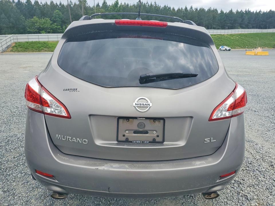 2012 Nissan Murano VIN JN8AZ1MU8CW100656 COPART salvage auction — FRONT END, SC - CERT OF TITLE-SALVAGE, sold $550 on 2026-07-02 (photo 6)
