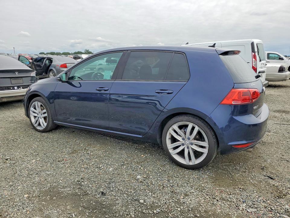 2015 Volkswagen Golf VIN 3VW2A7AU4FM082530 COPART salvage auction — MINOR DENT/SCRATCHES, Ca - Salvage Certificate, sold $2,650 on 2026-07-02 (photo 2)