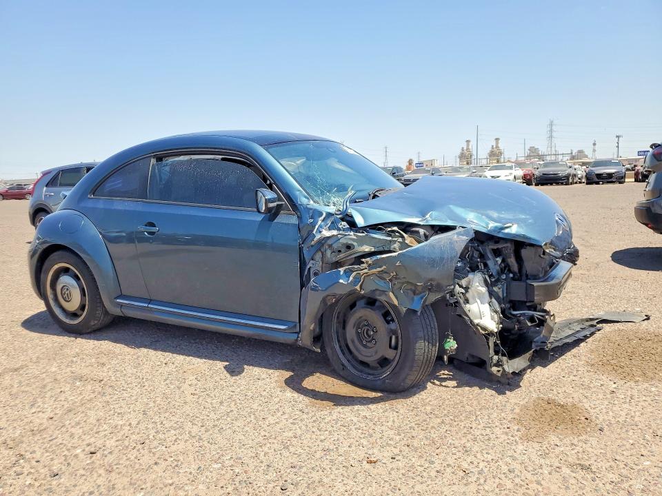 2018 Volkswagen Beetle VIN 3VWFD7AT3JM707010 COPART salvage auction — FRONT END, In - Certificate Of Title, sold $250 on 2026-07-09 (photo 4)